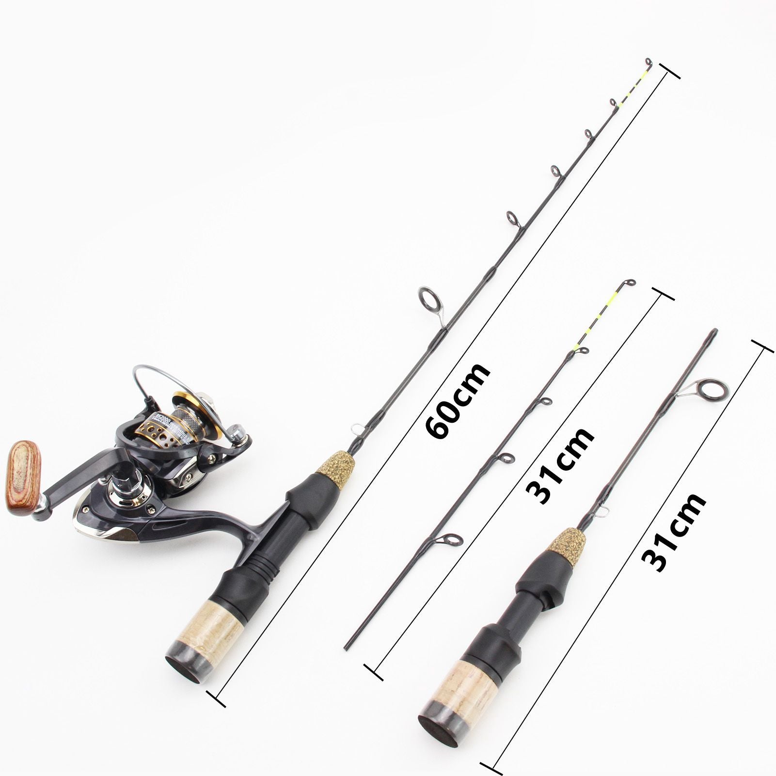 Winter Spinning Wheel Tackle Set Fishing Rod