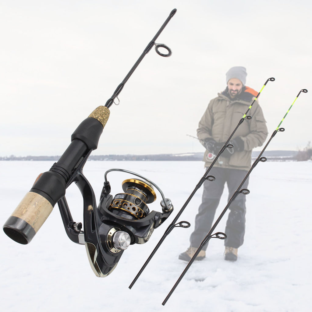 Winter Spinning Wheel Tackle Set Fishing Rod