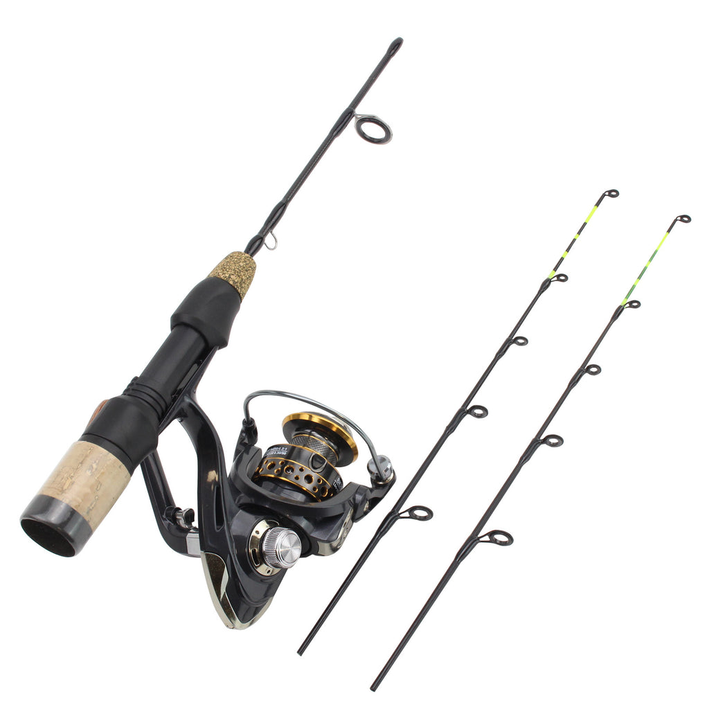 Winter Spinning Wheel Tackle Set Fishing Rod